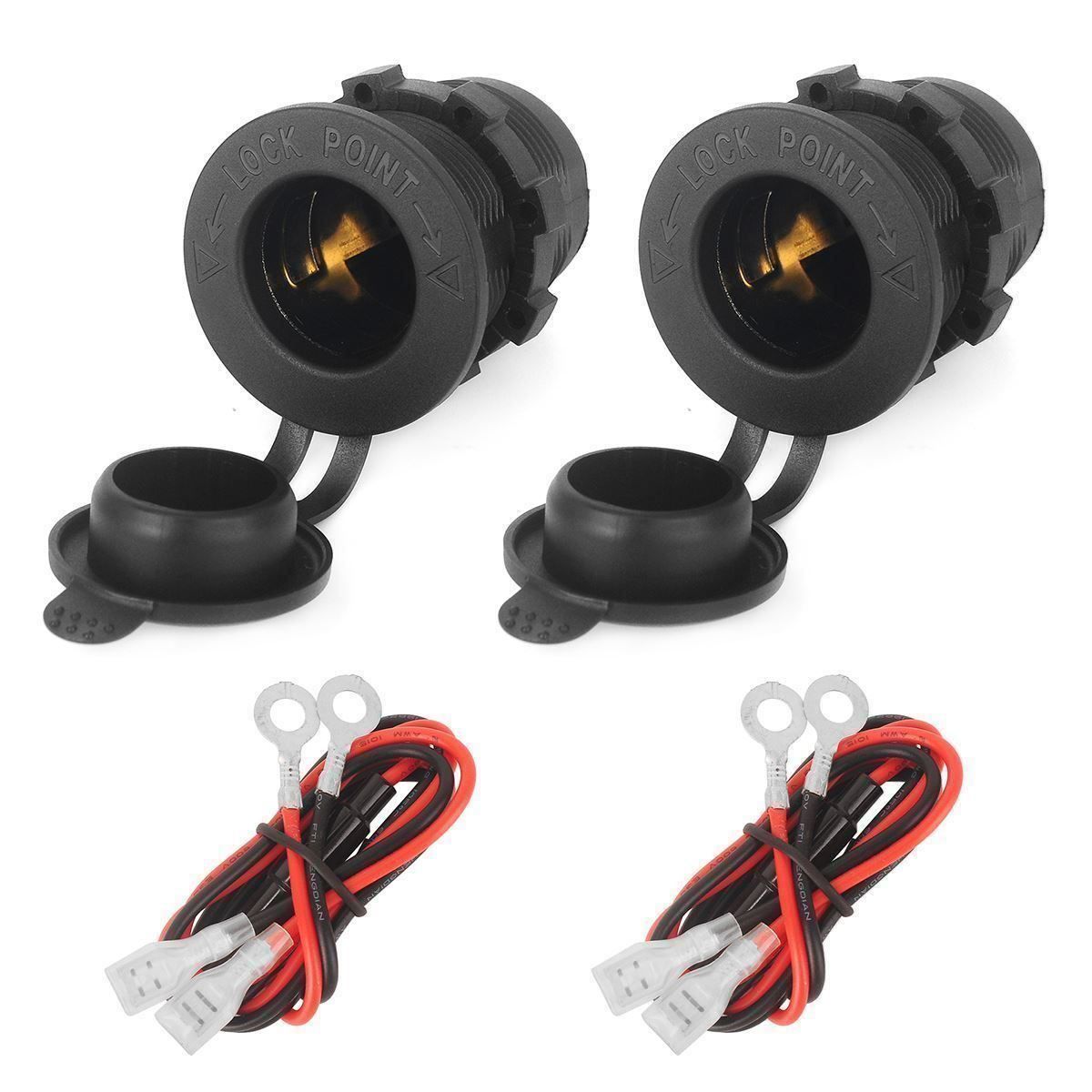 Spine: 2 Pcs Zigarettenanzünder Steckdose – Nuovo (secondo la descrizione) da Thun venduto da keller001 1