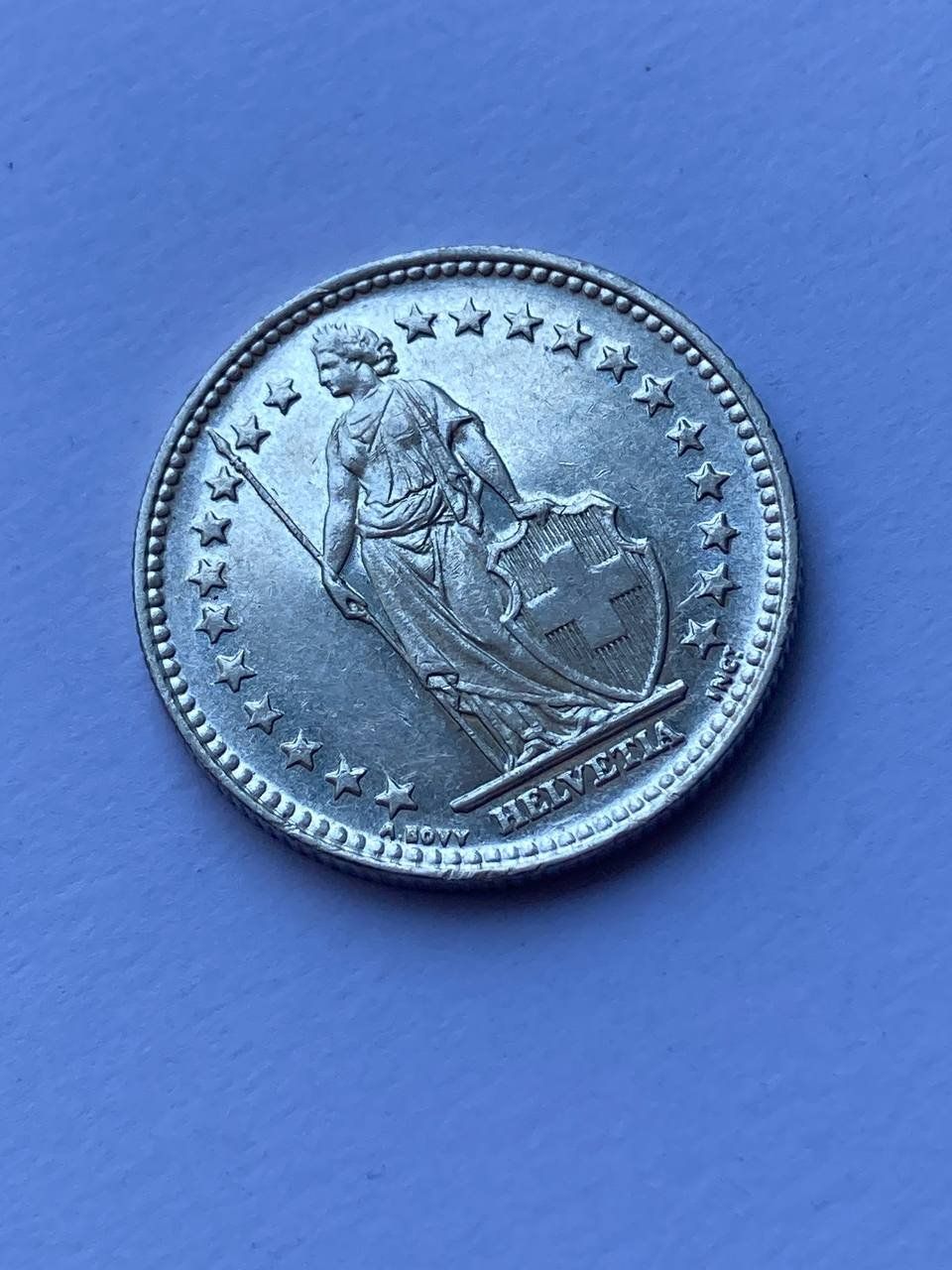 Tutti le monete: Schweiz 2 Franken 1939 fast unzirkuliert – Usato da Muralto venduto da manueldisaba01 2