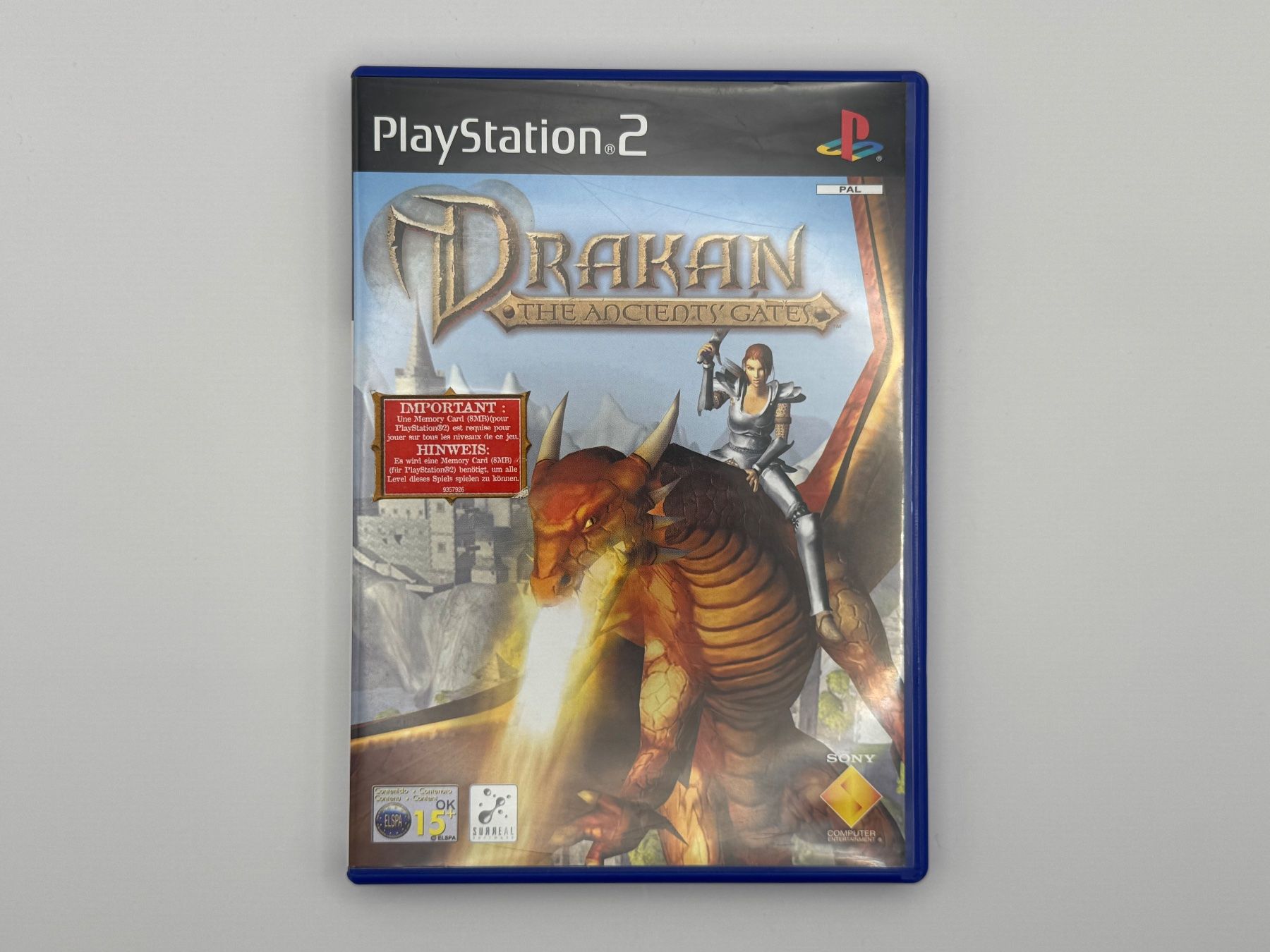 Sony Giochi: Drakan: The Ancient's Gate - Playstation 2 – Usato da Bettlach venduto da awi_7jcb