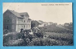 Geneveys s. Coffrane - Hotel Bellevue - Gare - Bahnhof 1913