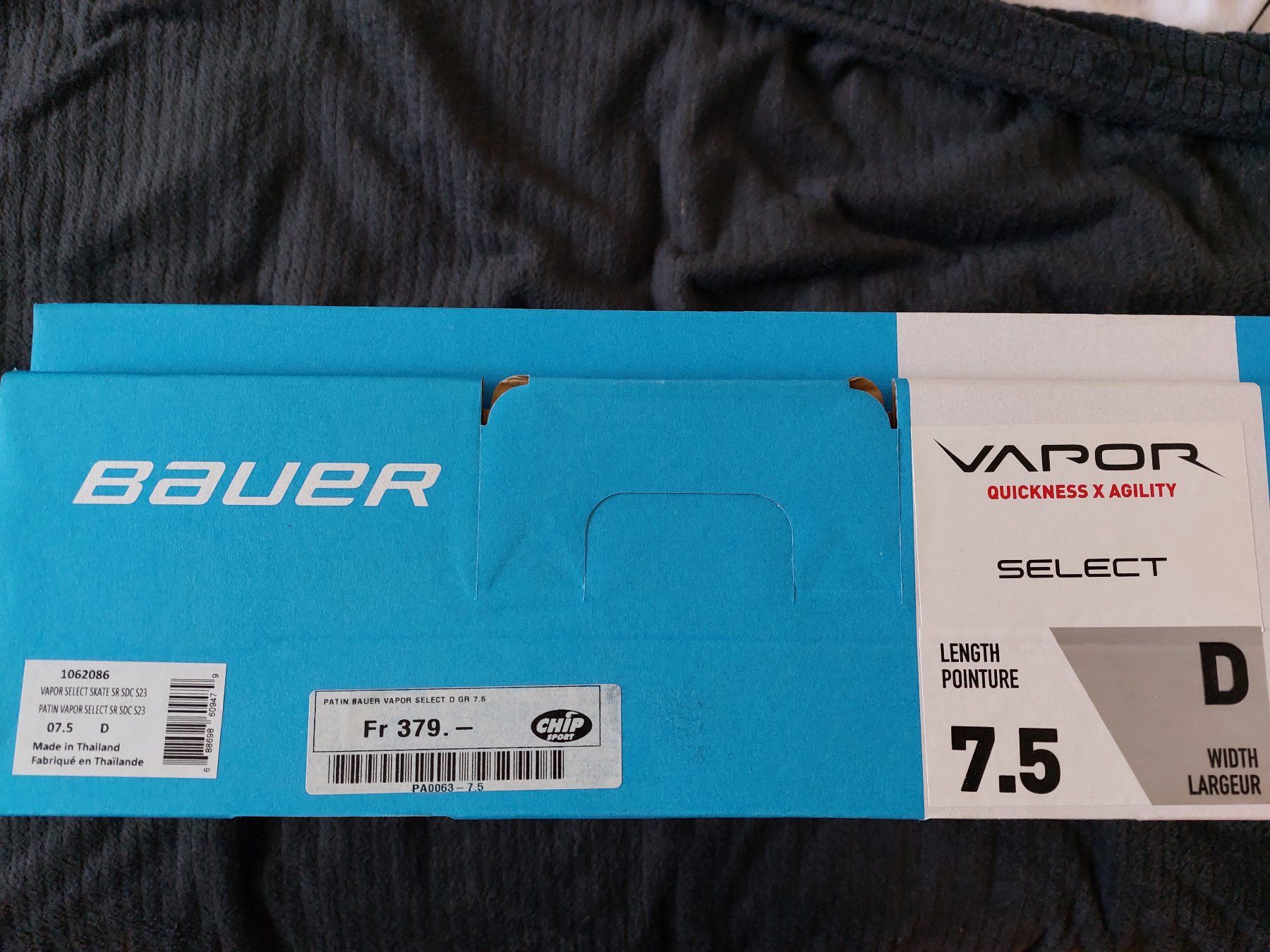 Bauer Pattini da ghiaccio: Eishockeyschlittschuhe Bauer Vapor Select Grösse 7.5 – Nuovo e nell'imballaggio originale da La Chaux-de-Fonds venduto da korneille 2