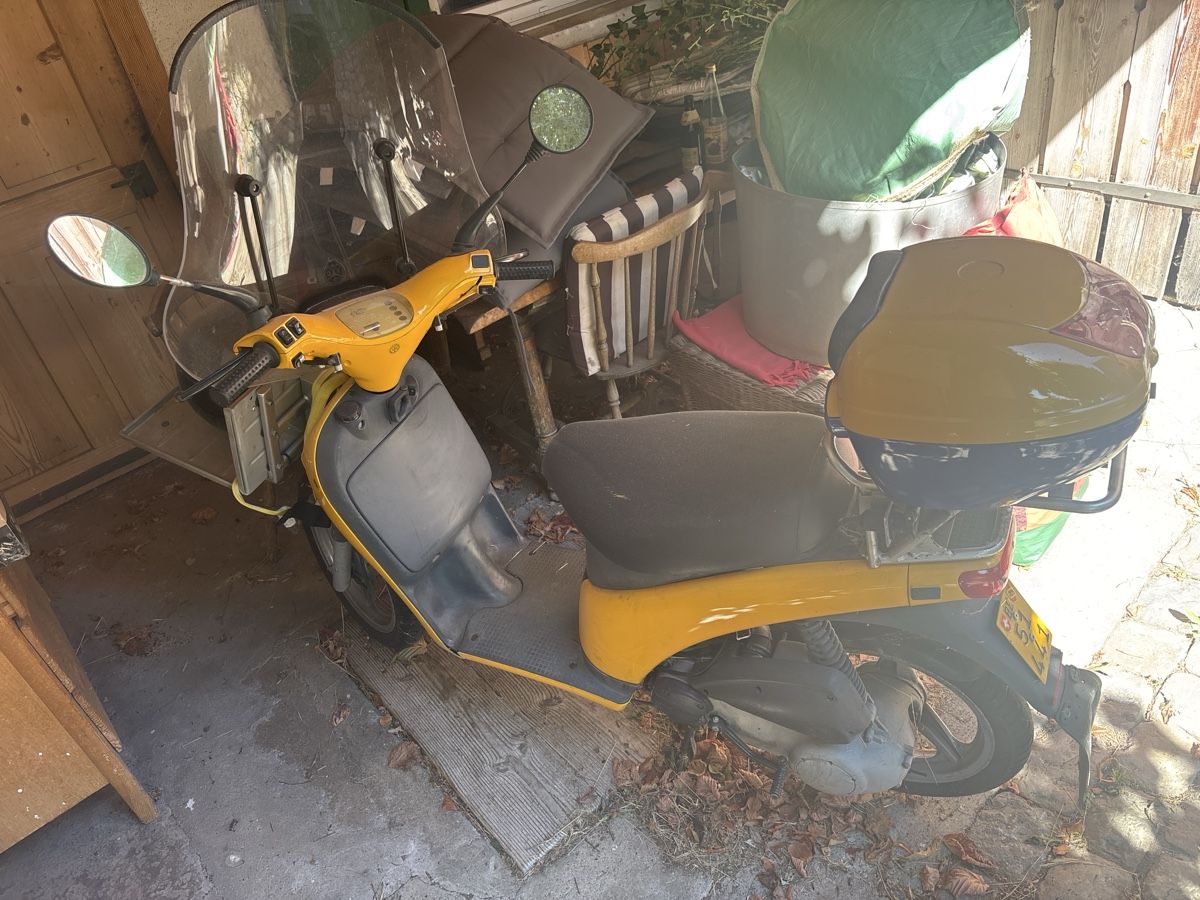 Piaggio Scooter: Motorroller Piaggio Free gelb mit Topcase gebraucht – Usato da Gunten venduto da aallreuse74