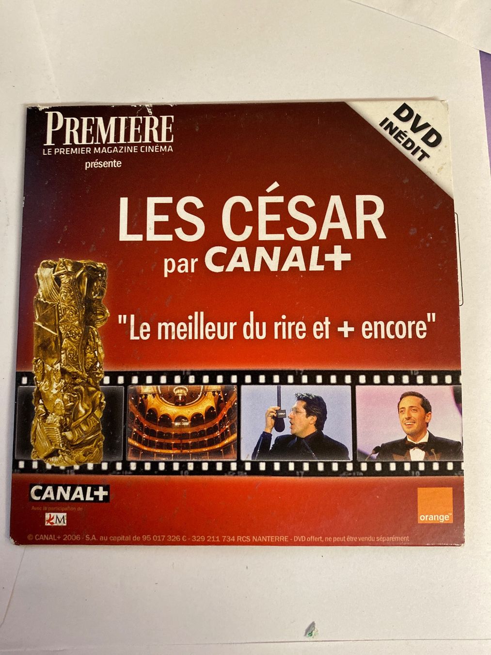 Tutti i DVDs: DVD "Les César" par CANAL+, Inédit - 2006 - RARE – Usato da Le Brassus venduto da cinema13