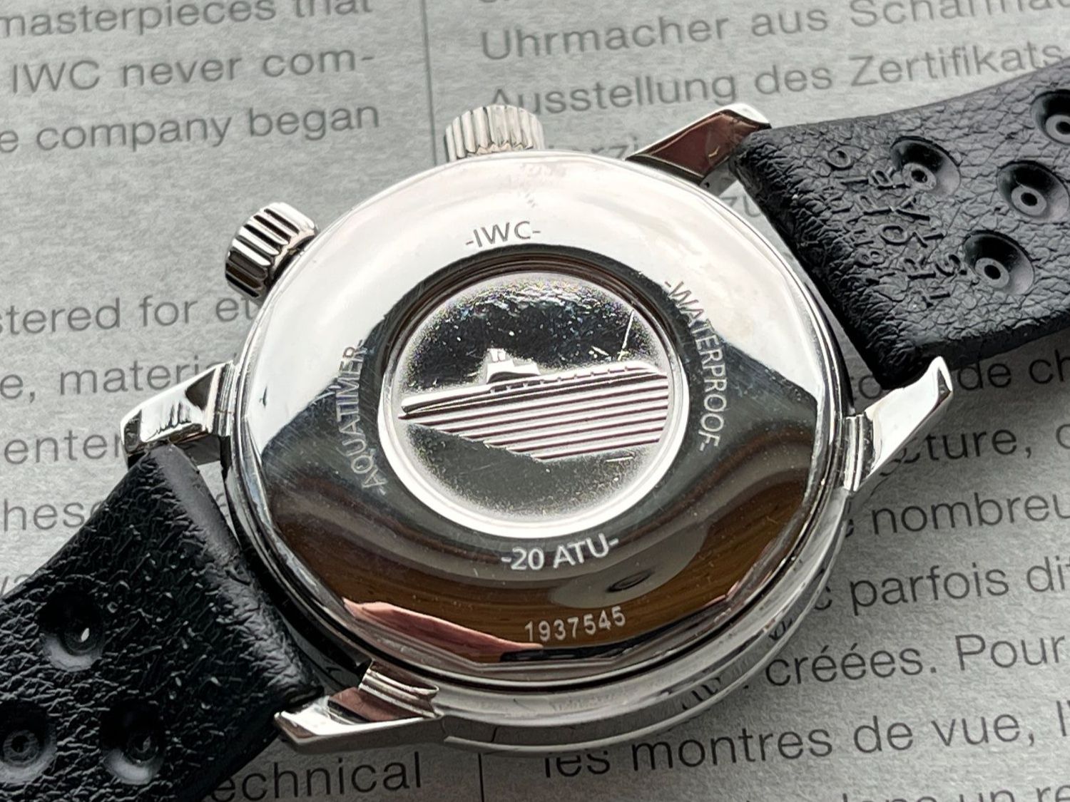 IWC Uhren: IWC AQUATIMER AUTOMATIC 1812  WIHTE DIAL – Gebraucht aus Beinwil am See von watchfever 4