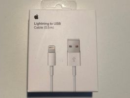 Apple Lightning auf USB Kabel 0.5m für iPhone NEU