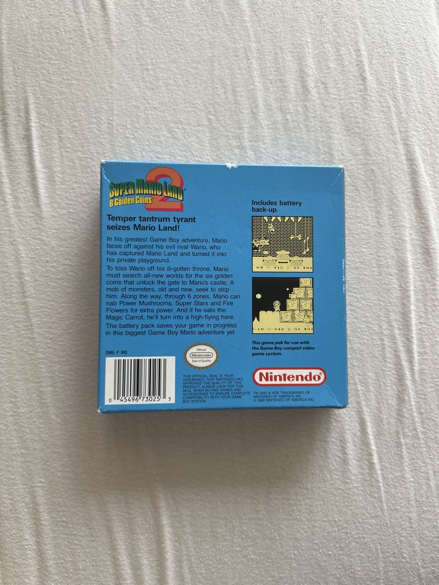 Giochi: Gameboy Super Mario Land 2 OVP/CIB – Usato da Quarten venduto da Film_Fan 1