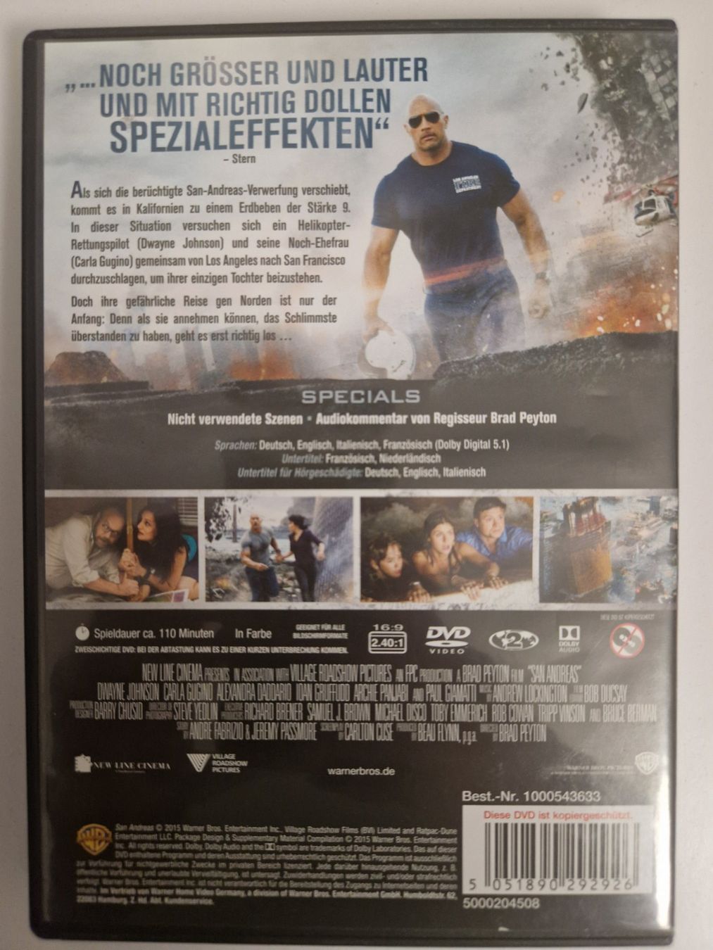 Alle DVDs: DVD San Andreas mit Dwayne Johnson, top Zustand! – Gebraucht aus Zürich von fer_vb8s 1