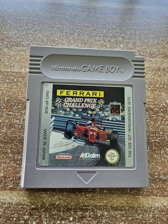 Jeu Vidéo Ferrari Grand Prix Challenge - Cartouche Nintendo Game Boy - Très Bon état