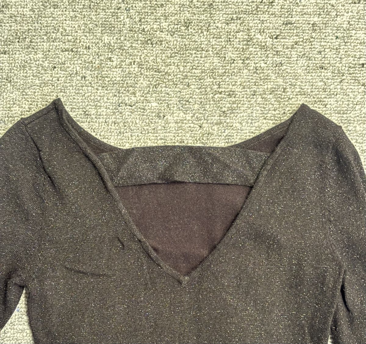 Vestiti: Glitzer-Kleid Schwarz Grösse XS – Usato da Ebertswil venduto da shushuj 4