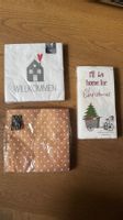 Set Servietten verschiedene Motive/Grösse (56 Stück) NEU