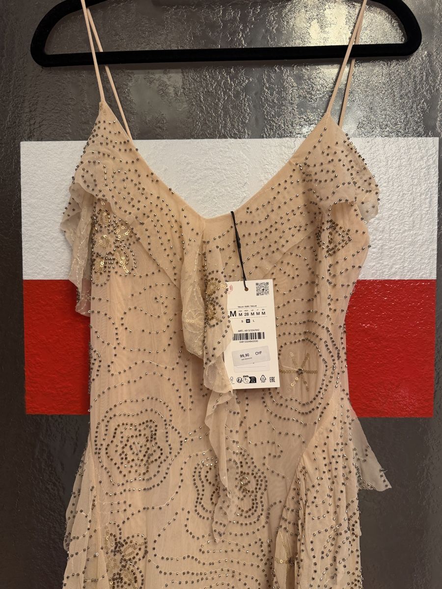 Zara Vestiti: Zara Kleid, Grösse M, Neu, Perlenkleid – Nuovo (secondo la descrizione) da Arch venduto da Aga84 2