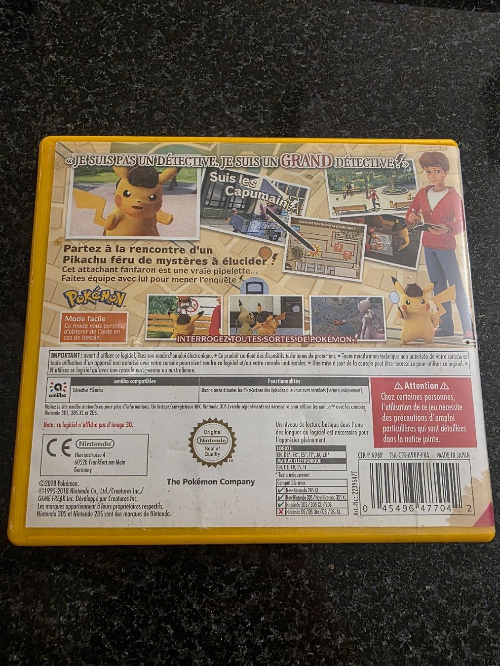 Giochi: Detective Pikachu Nintendo 3DS – Usato da Chavornay venduto da Crash37 1