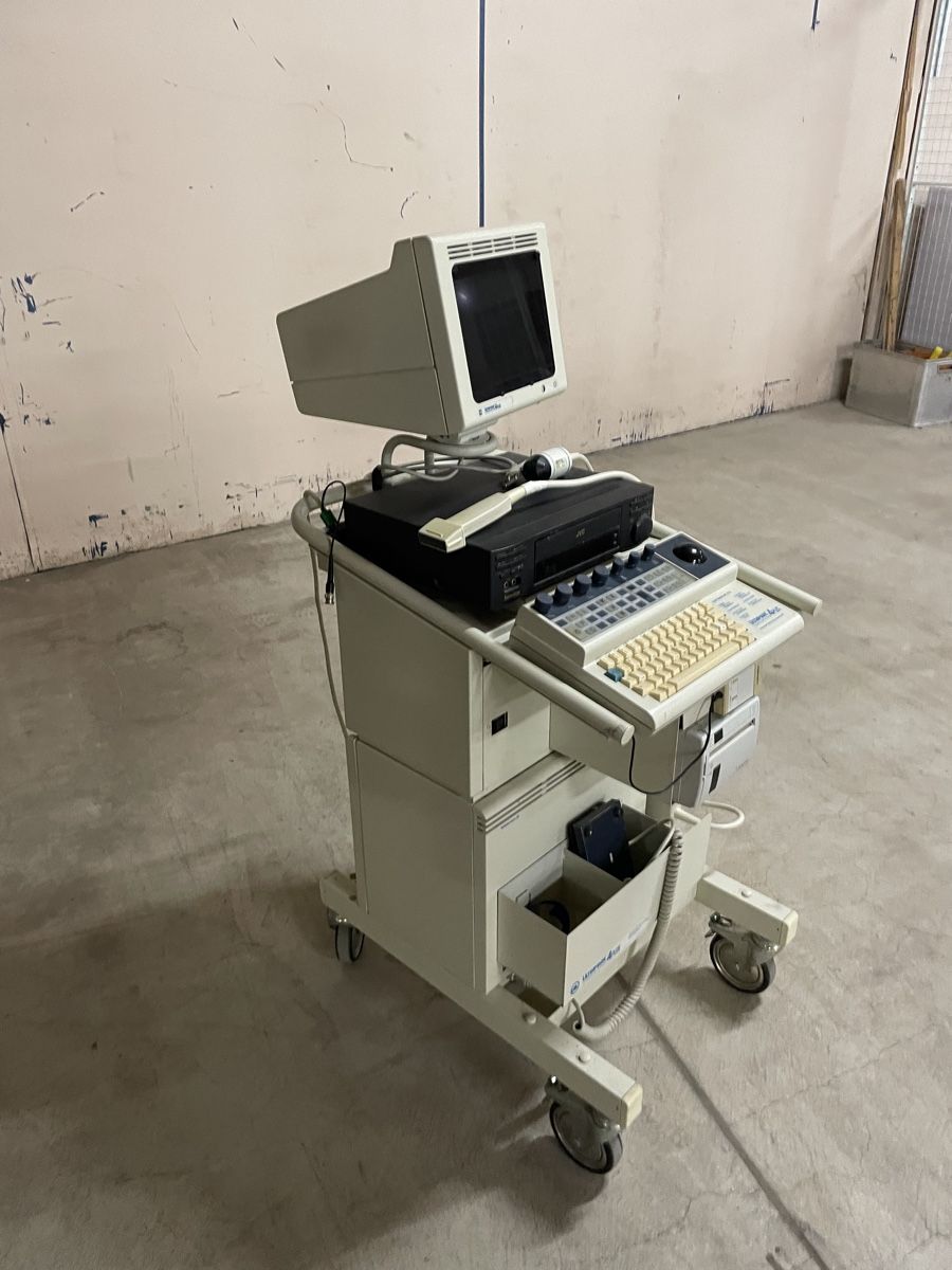 Attrezzature mediche: Medizinisches Ultraschallgerät mit Videorecorder, -printer – Difettoso da Sirnach venduto da Deruhrmacher 1