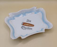 Antiker CIGARREN ASCHENBECHER Carl Tielsch Schlesien TABAK