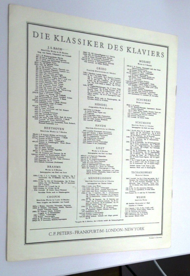 Libri: Klaviernoten – Usato da Luzern venduto da Avacont