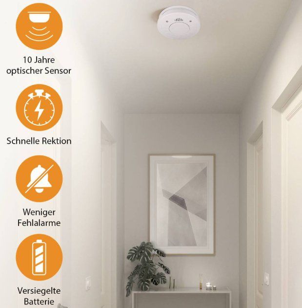 Sistemi d'allarme: Smartwares RM520 Rauchwarnmelder – Nuovo e nell'imballaggio originale da Koppigen venduto da Bracher_Mail-House 6