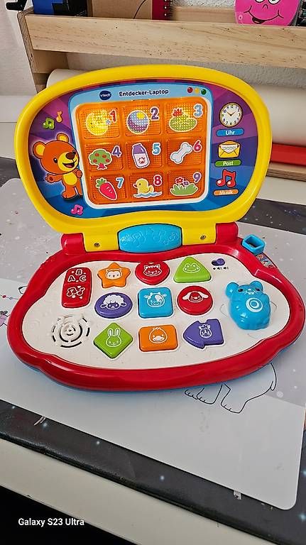 Vtech Giocattoli: vtech Entdecker-Laptop, Deutsch – Usato da Kreuzlingen venduto da nilguen