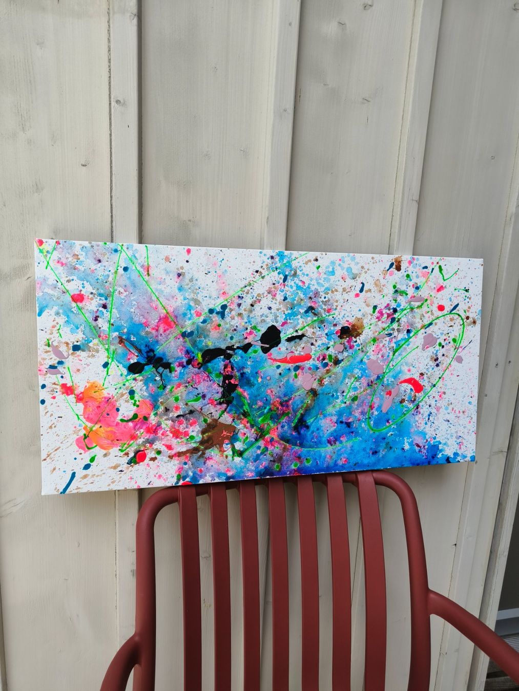 Dipinti: Acryl Bild "Farbklecks" – Usato da Zwieselberg venduto da Stesar01 1