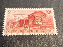 Pro Patria Walliser Haus ZNr. B40 - Vollstempel St. Gallen