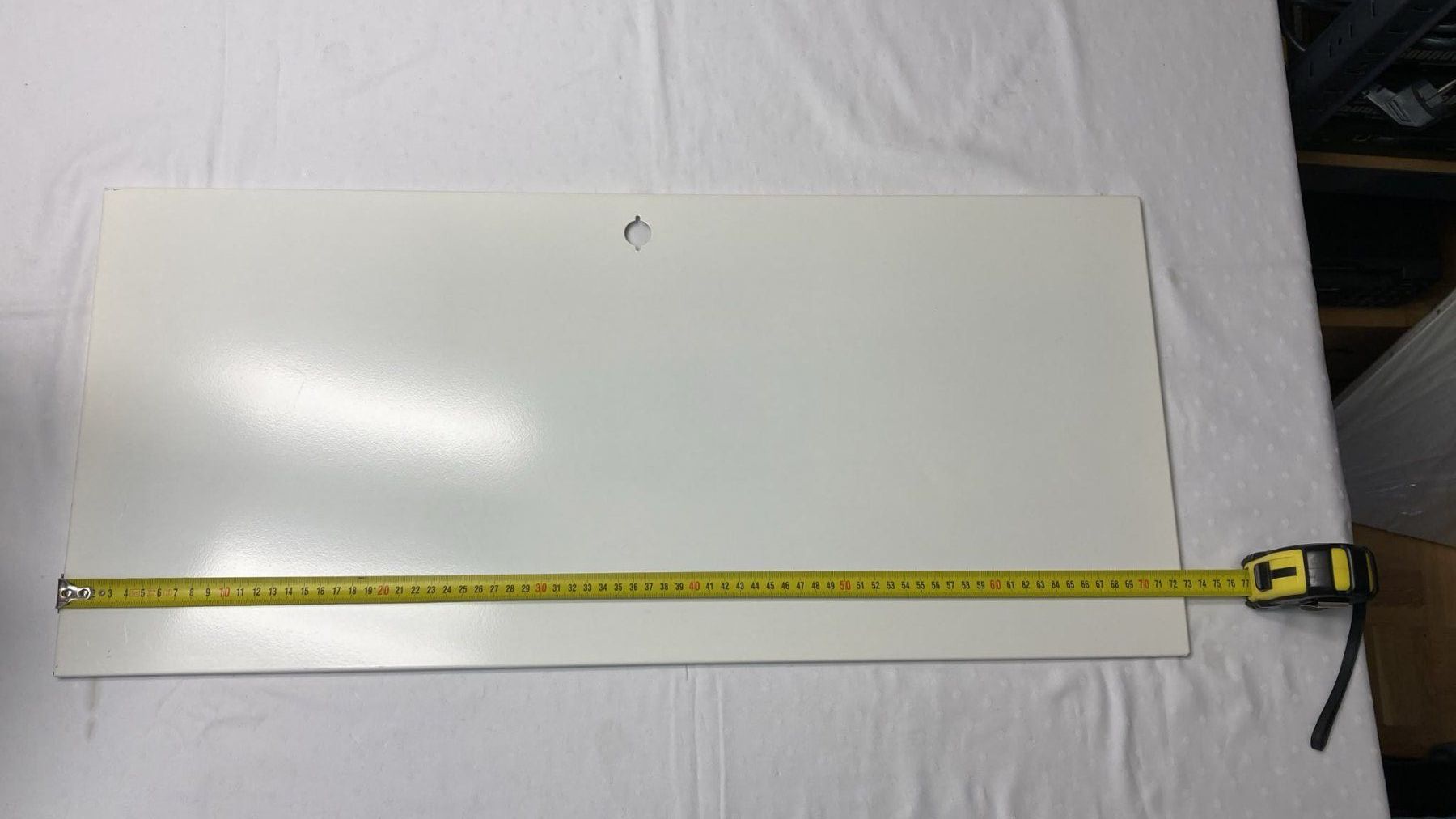 USM Scaffali: USM Haller Klappe / Frontblech 75x35 Weiss – Usato da Dietikon venduto da Rima57