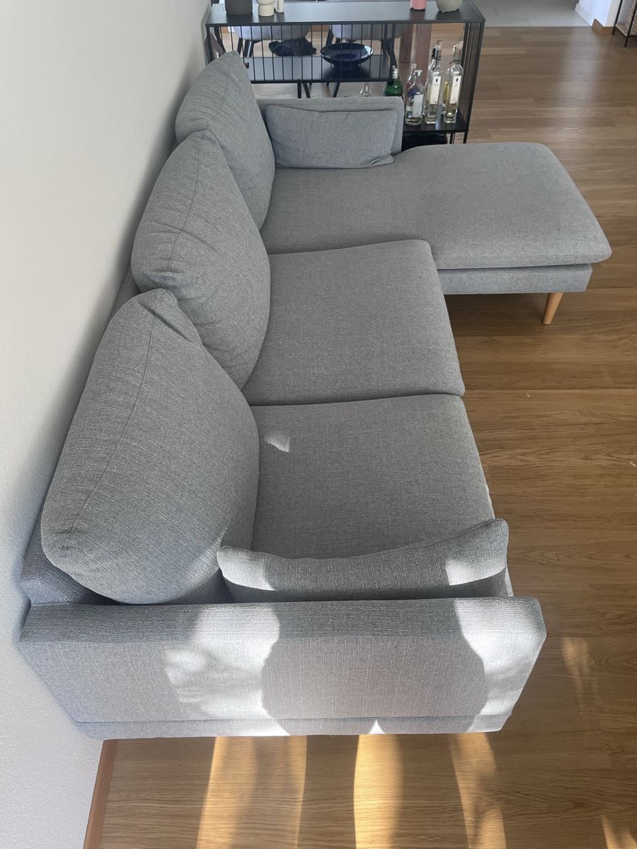 Sofas: Ecksofa Grau-Blau 235x150cm – Gebraucht aus Ebikon von fla_59cf 1