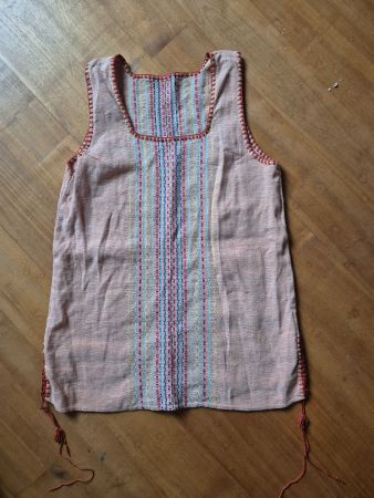 Alte gewebte Frauen Weste / Gilet