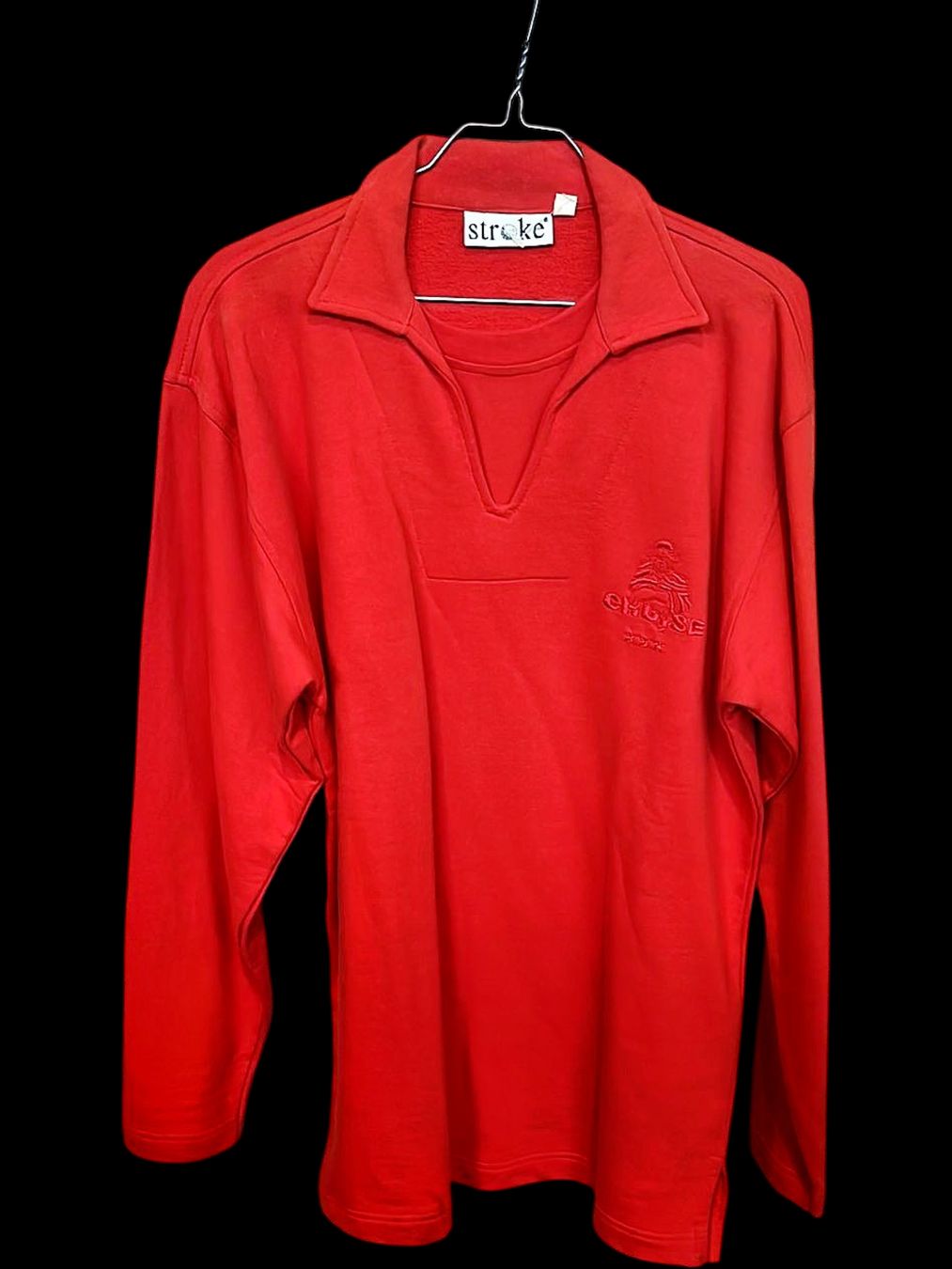 Pullover & Sweatshirts: Vintage Rote Sweatshirts Set - Jerzees & Stroke Marken - – Gebraucht aus Zug von vinokilo 1