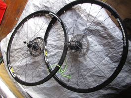 Radsatz Disc 26" SP V100mm H135mm