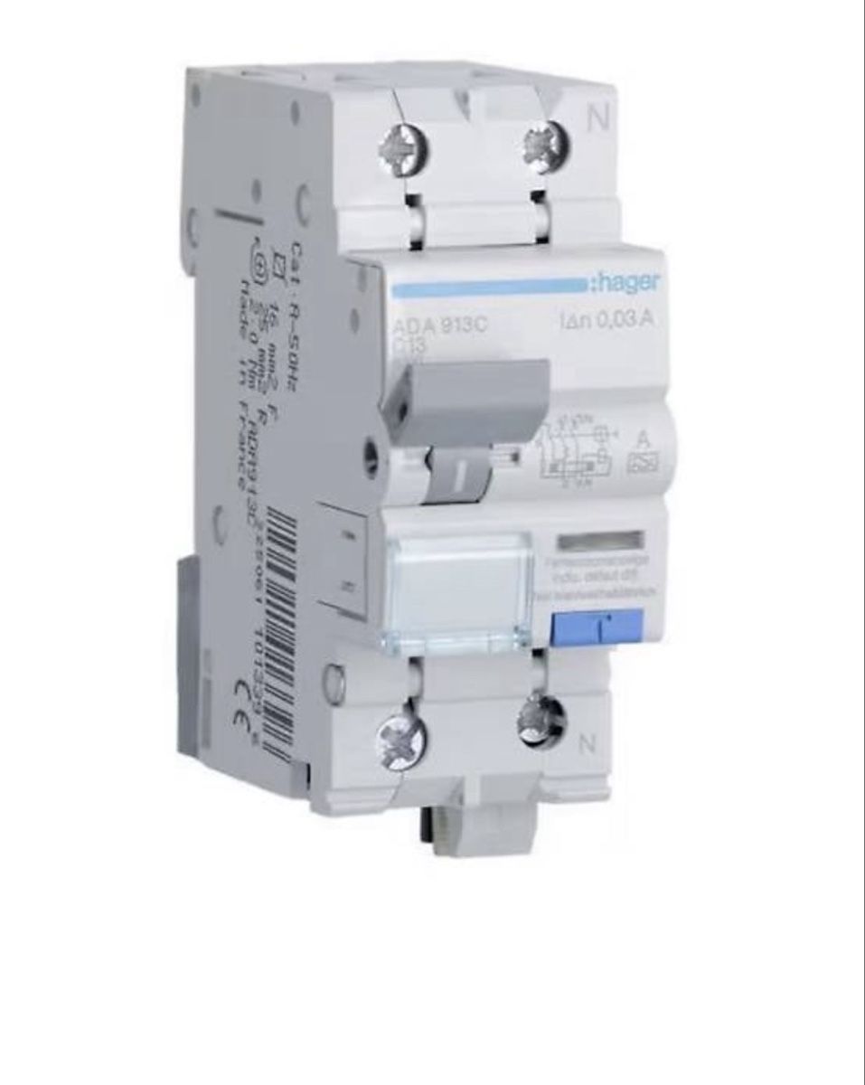 Hager Alimentazione elettrica: Hager FI / LS ADA913c 13A 30mA – Nuovo e nell'imballaggio originale da Einsiedeln venduto da nEWKEEP