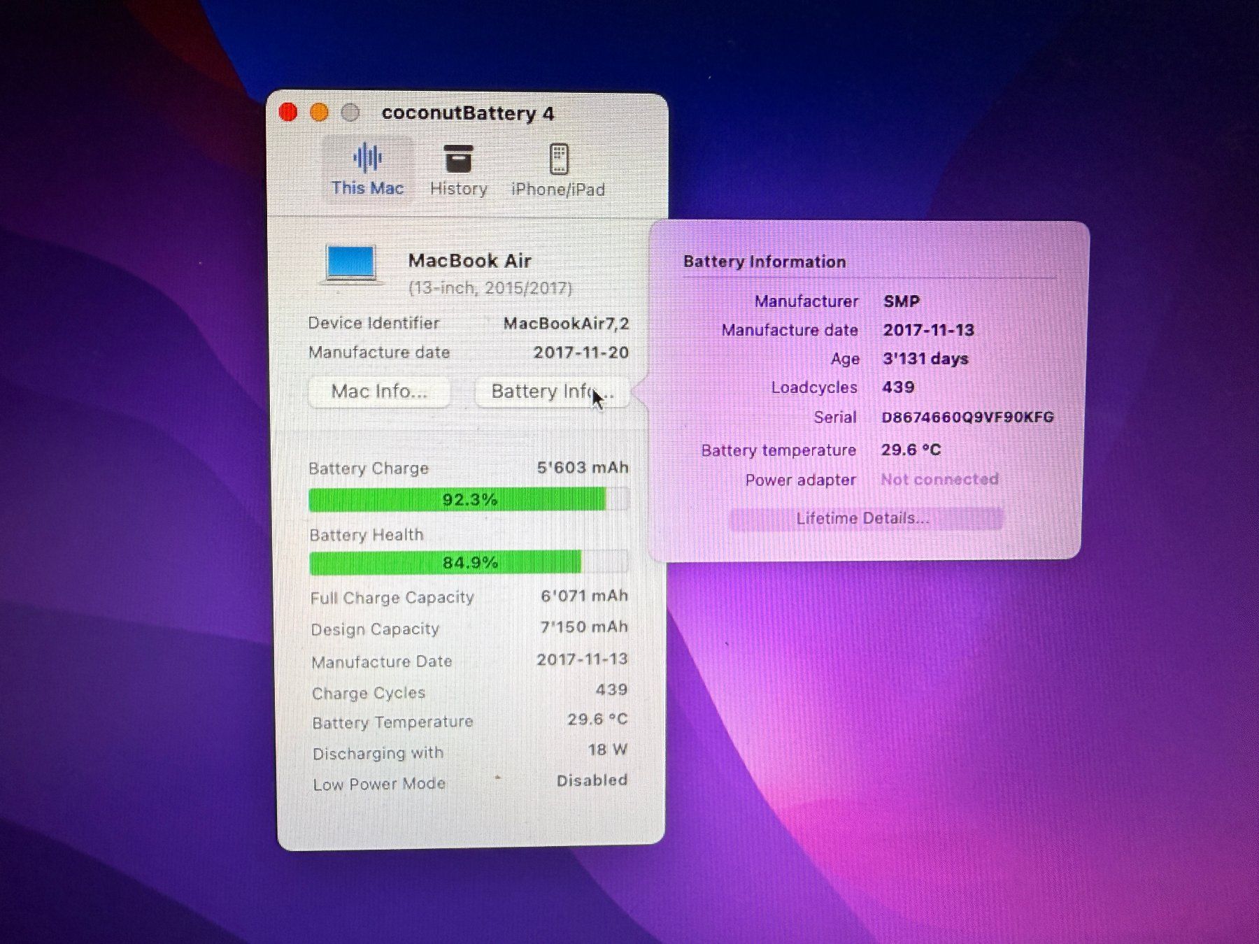 Apple Notebook: MacBook Air 13 zoll  2017 – Usato da Au SG venduto da bah_6f5w 6