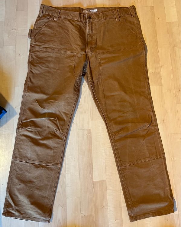 Carhartt Pantaloni: Carhartt Arbeitshose, Grösse 42/32, Farbe Braun, Top Zust... – Usato da Grindelwald venduto da mattiji