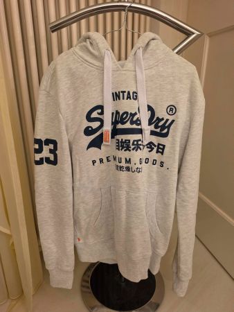 Superdry Kapuzenpullover grau Grösse M neuwertig