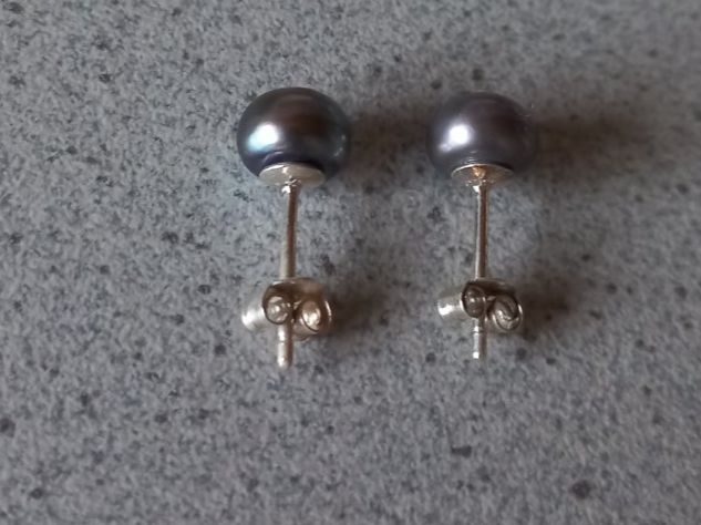 Orecchini pendenti & Orecchini a lobo: Perlen Ohrstecker, Silber 925 – Nuovo e nell'imballaggio originale da Winistorf venduto da acreativ2 1
