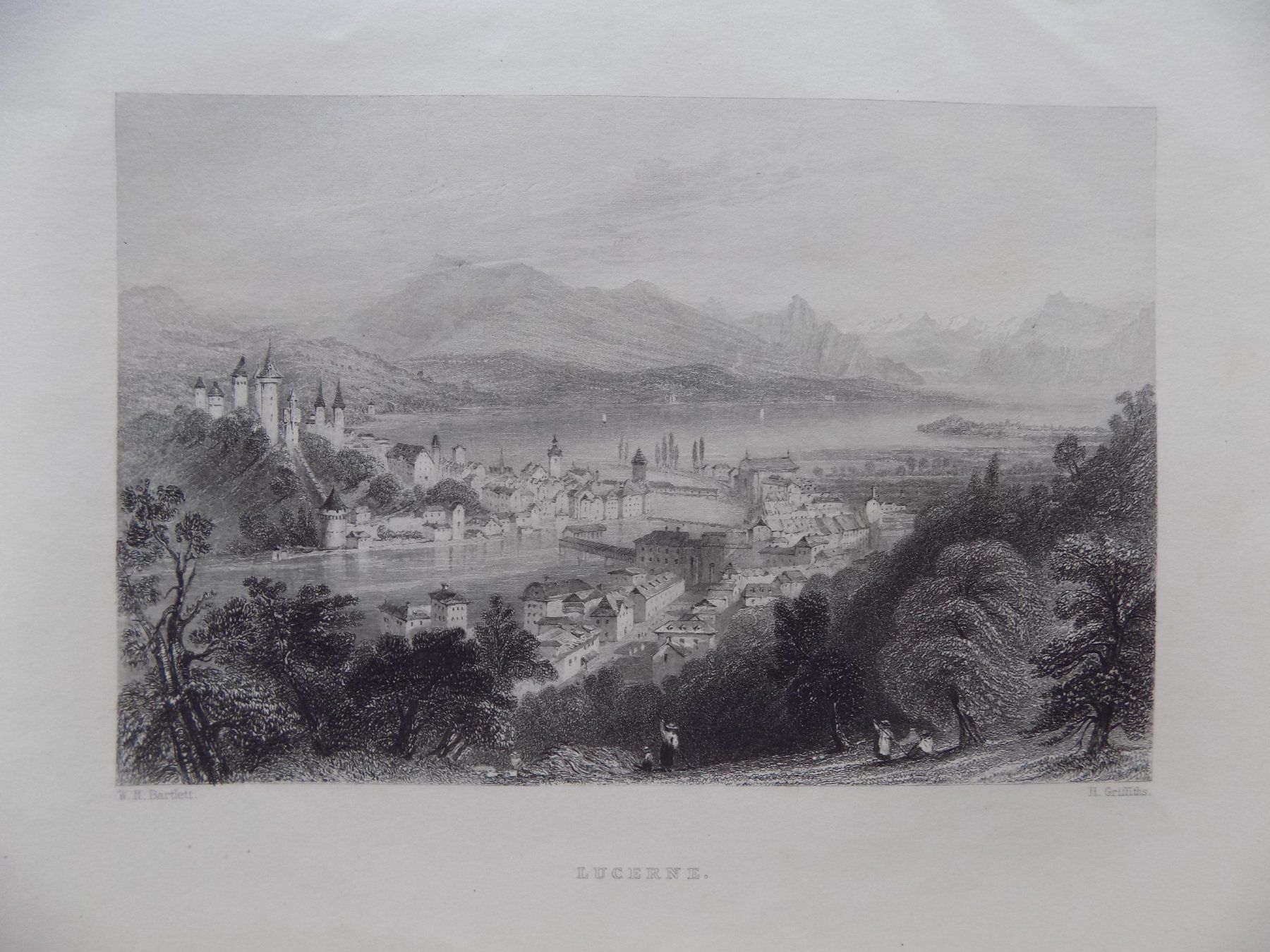 Gravures: Luzern von Bartlett – D'occasion à Risch par Rischli15 1