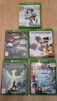 X Box One Spiele Sammlung 5x Kompl.Top Zustand !