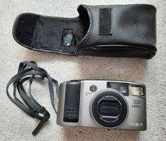 Minolta Riva Zoom 140ex Kamera Silber in sehr gutem Zustand