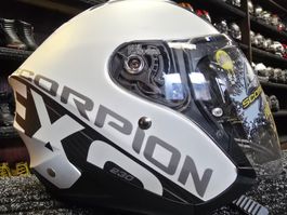 Casque Scorpion Exo 230 QR blanc mat/noir