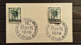 ÖSTERREICH Deutsches Reich 10. April 1938 WIEN