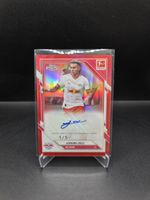Antonio Nusa Topps Chrome Bundesliga 1/5 Red Refractor RB L