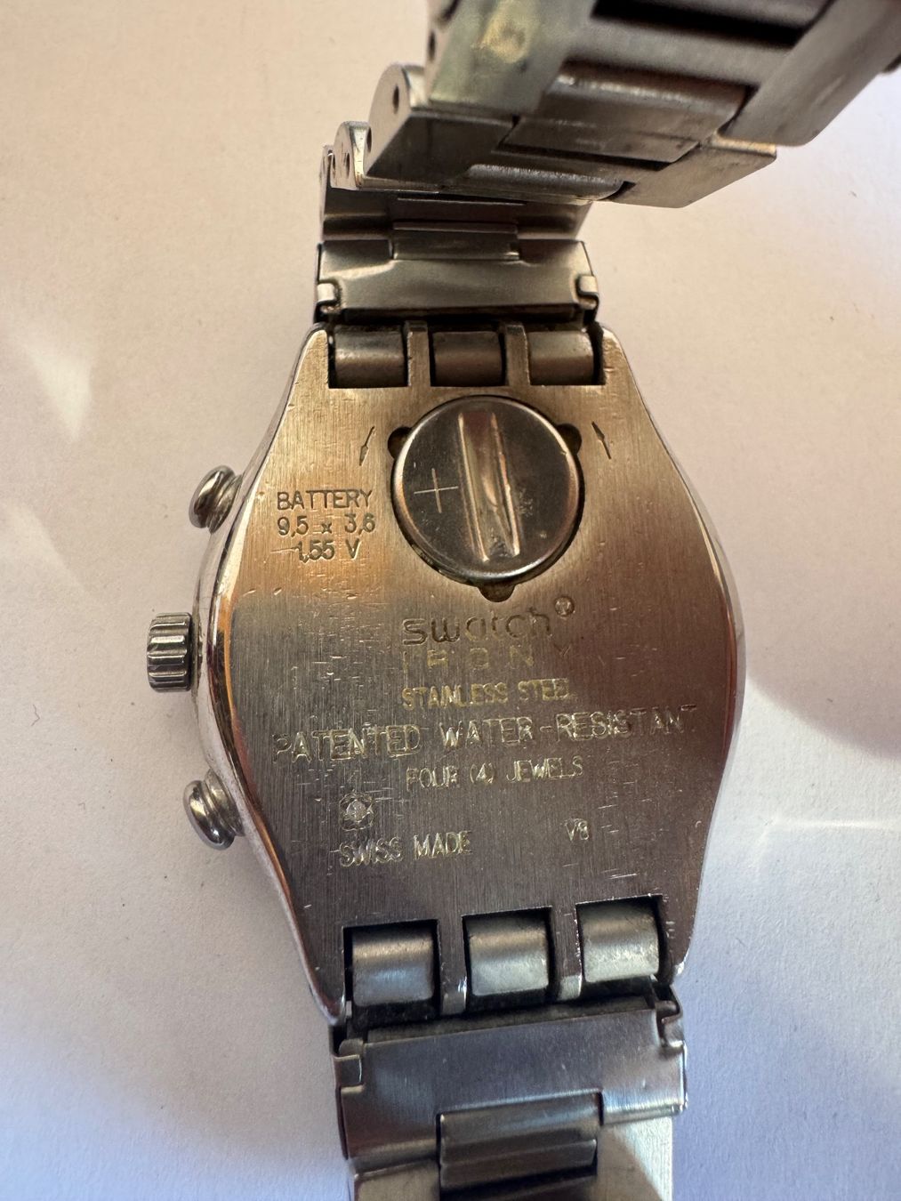 Swatch Orologi: Superbe Swatch Irony Chrono Secret Agent Light Grey – Usato da Erde venduto da CBarts 2