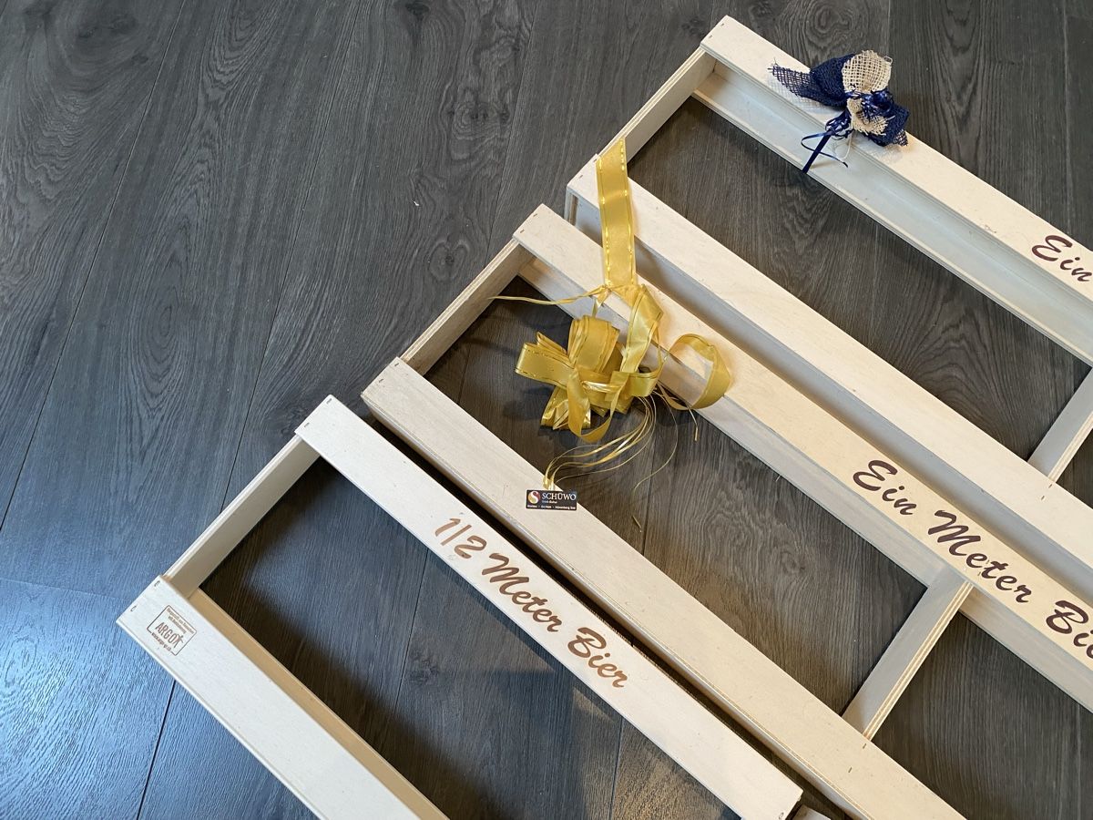 Wein- & Bierkisten: Set mit 4 Geschenkpackungen 2x 2m Bier 2x 1/2m Bier – Gebraucht aus Hägglingen von Karin0802 2