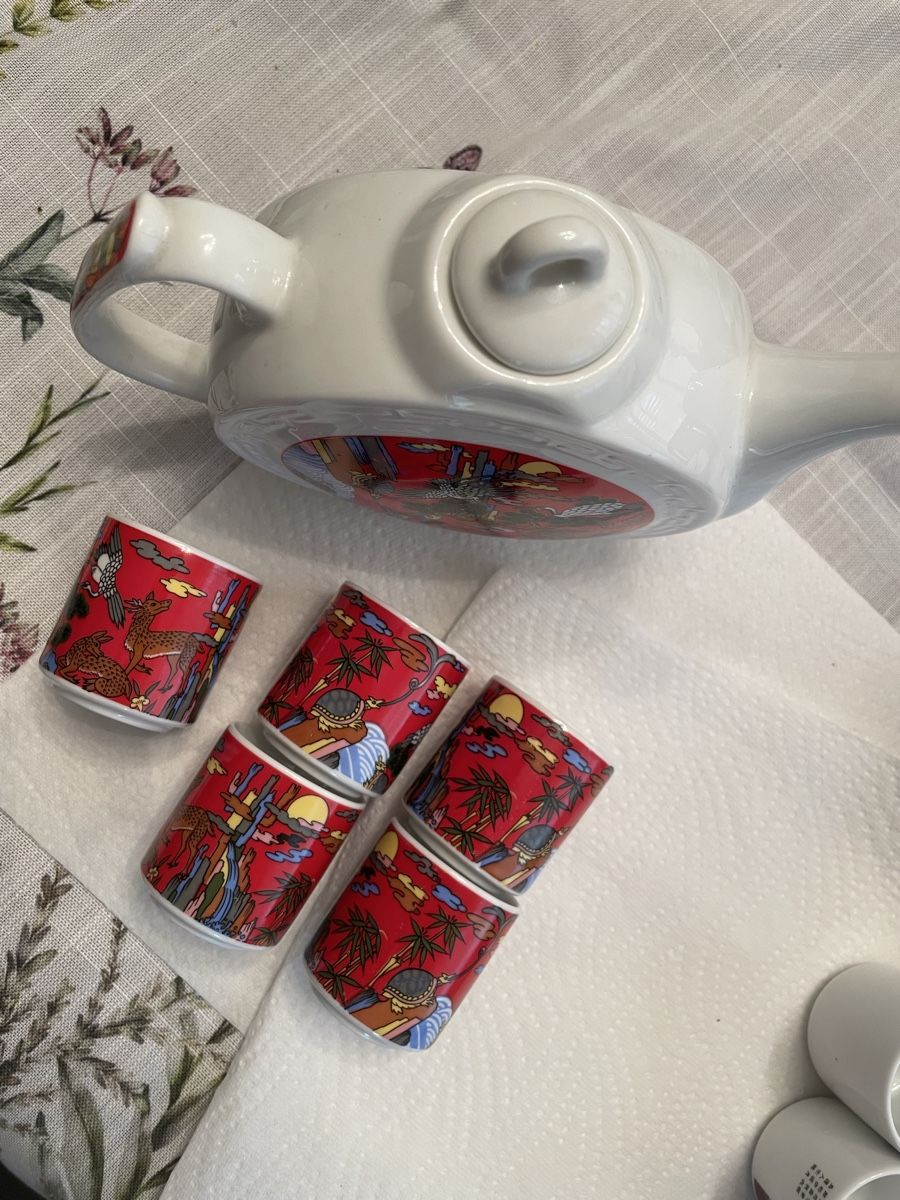Services de table: Koreanisches Keramik Sake/Teeset – D'occasion à Baden par CeDe22 3