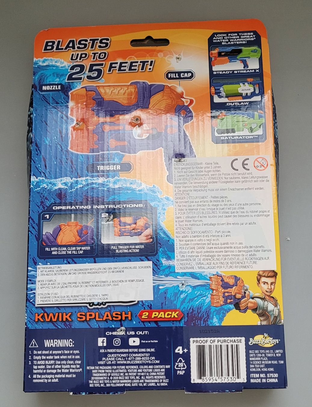 Spielzeuge: Wasserpistole Water Warroirs 2 Pack – Neu (gemäss Beschreibung) aus Oberuzwil von aseinkaufswelt 1