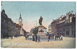 BERN, BUBENBERGPLATZ    (belebt)