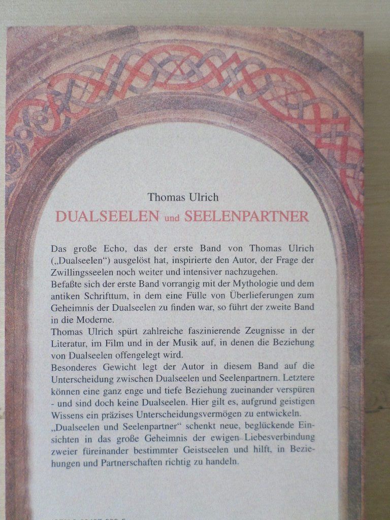Libri: Dualseelen und Seelenpartner / Thomas Ulrich – Usato da Liestal venduto da man_7bt6 1