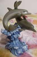 SEHR SCHÖNE --DELFIN -DECO- SKULPTUR;--VERONESE;--21 x 13 CM