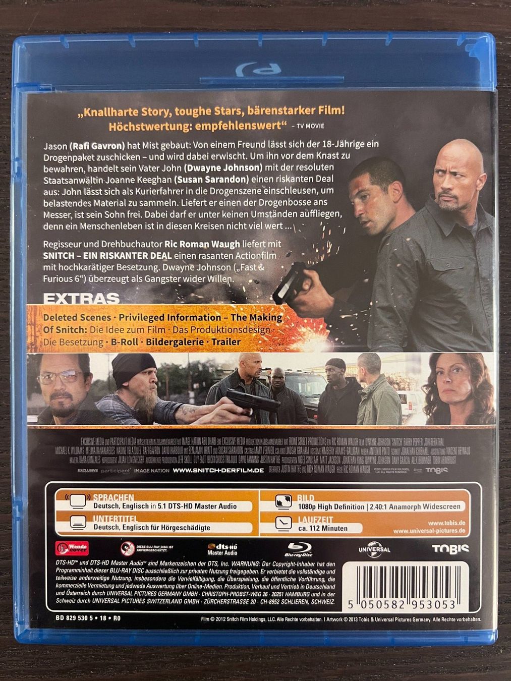 Tous les DVDs: Snitch - Ein Riskanter Deal – D'occasion à Zürich par Blu-ray_ZH 1
