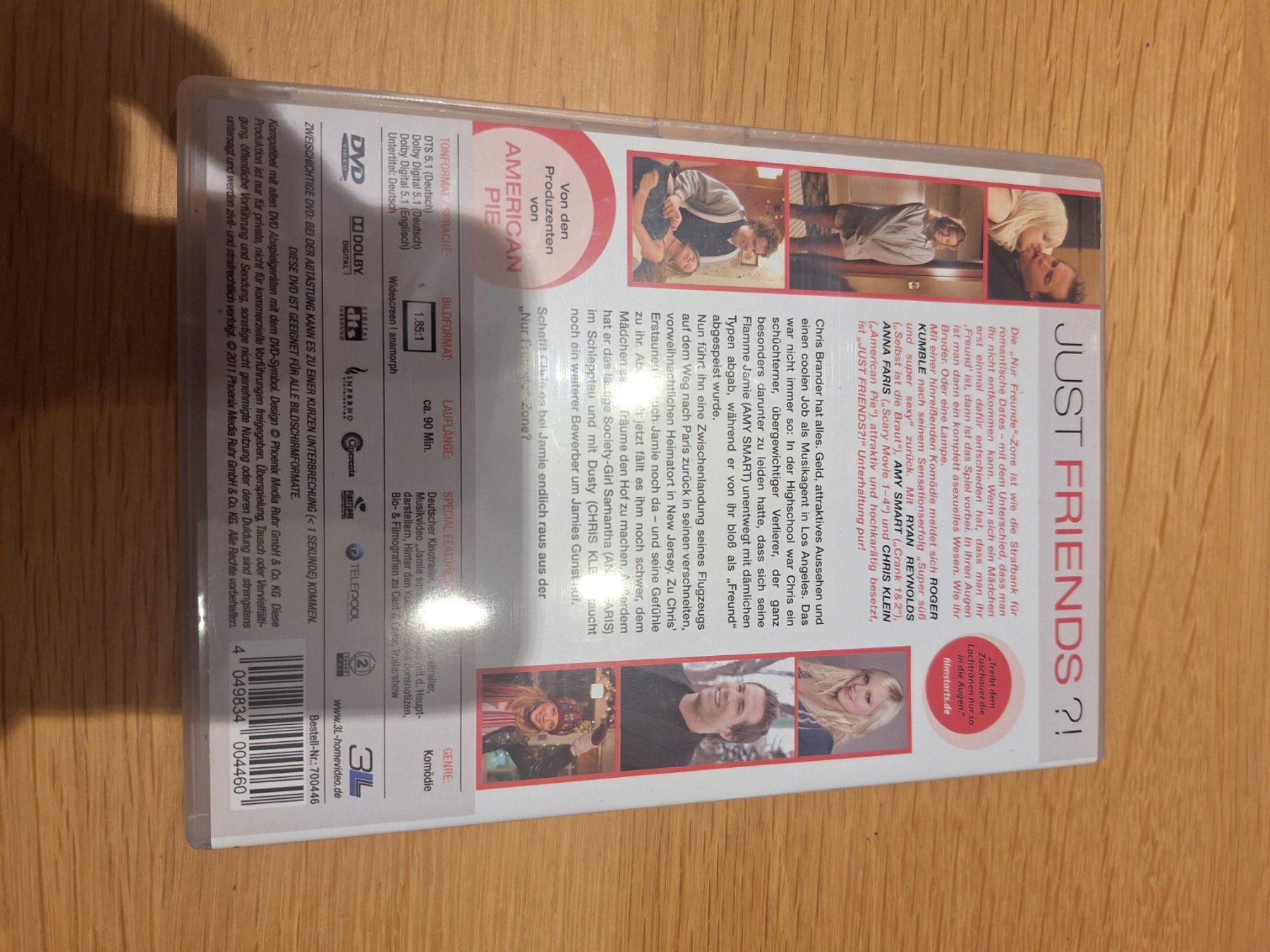 Alle DVDs: Dvd Just Friends ?! – Gebraucht aus Wanzwil von chlinih93 1