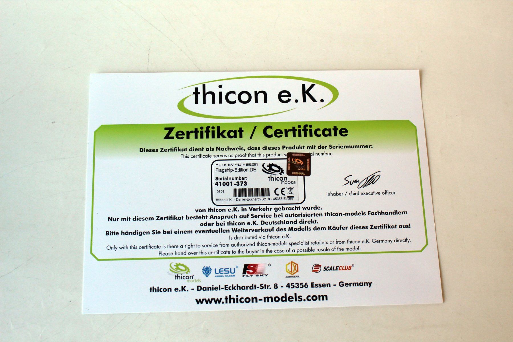 Telecomando: THICON - Computer-Fernsteuerung Paladin Flagship-Edition – Nuovo e nell'imballaggio originale da Roggwil BE venduto da DEGI_TOYS 7