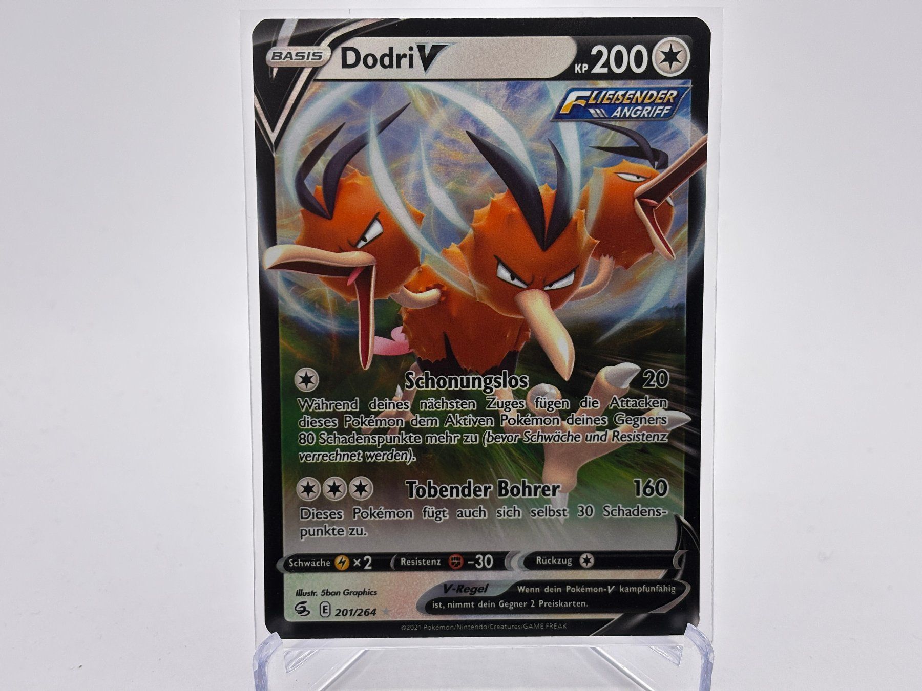 Pokémon Carte collezionabili: Fusionsangriff - Dodri V  (FST 201) - DE – Nuovo (secondo la descrizione) da Allschwil venduto da Bullach